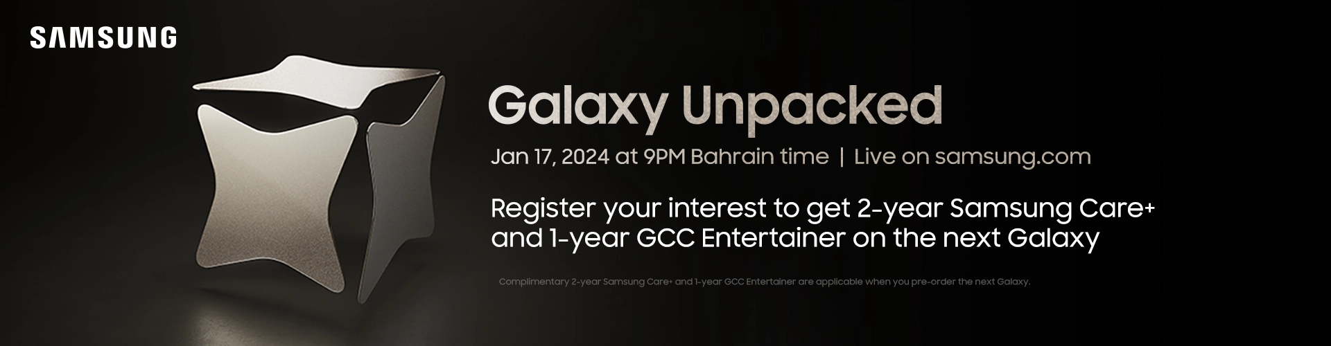 Register your interest in the next Galaxy