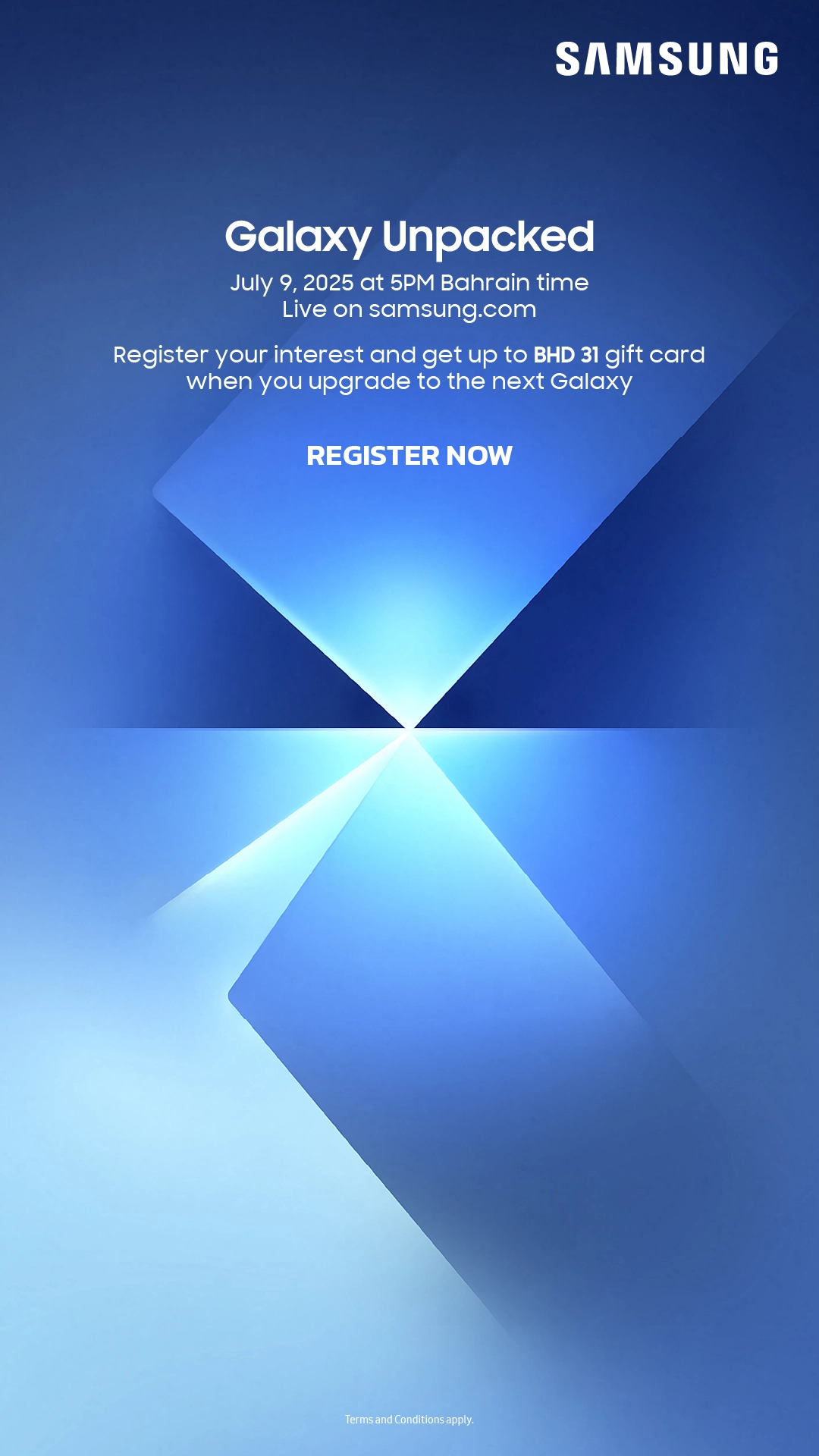 Register your interest in the next Galaxy