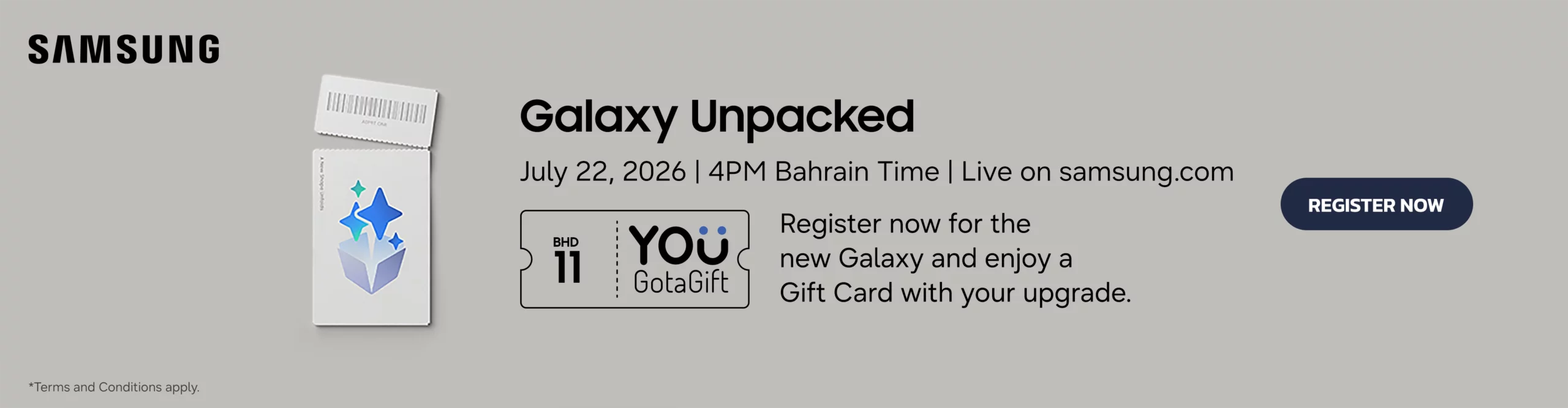 Register your interest in the next Galaxy