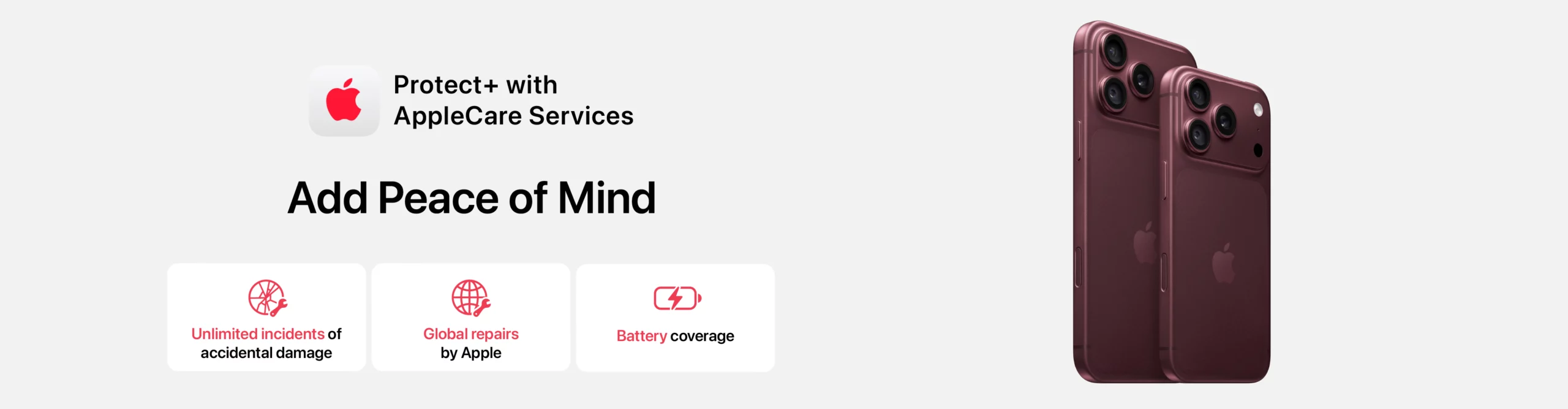 Protect+ with AppleCare Services​