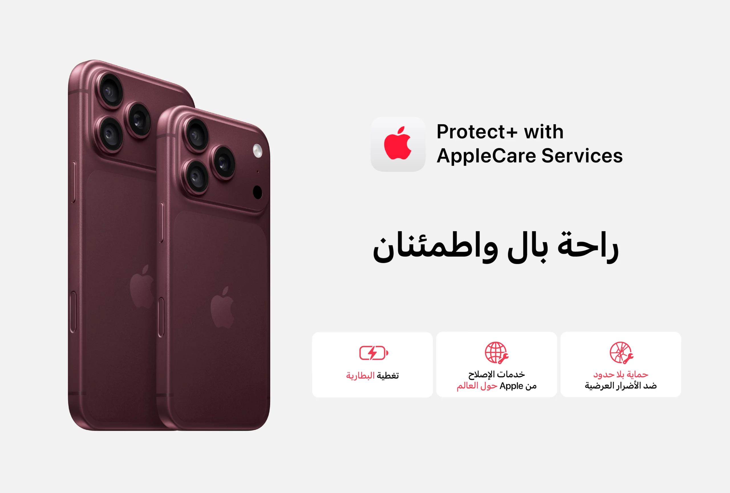 Protect+ with AppleCare Services​